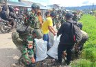 Marinir TNI AL dan Warga Waghete Bersatu: Lingkungan Bersih, Kebersamaan Menguat